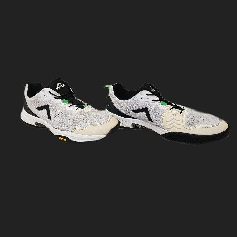 White and Black Athletic Sneakers